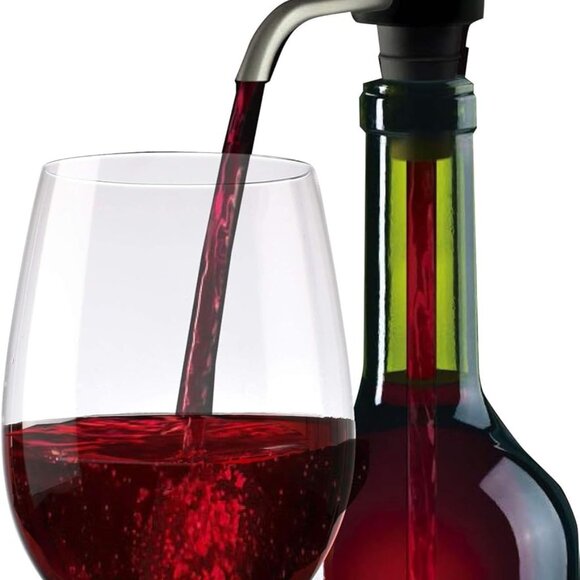 NEW Cork Pops 2-in-1 Vinostream Wine Aerator & Dispenser - Gift Idea - Picture 2 of 3